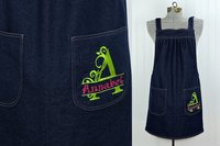 EMBROIDERY added to an apron purchased from my shop (name, short phrase, or monogram)