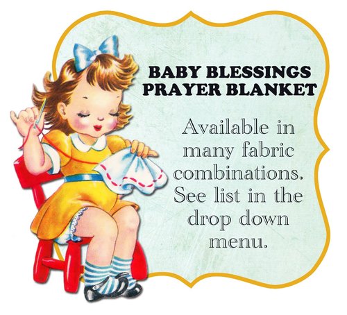 Embroidered Baby Blanket ~  Blessings Prayer for GIRLS~ Customized Baby Keepsake (personalized Christian gift or christening blanket)