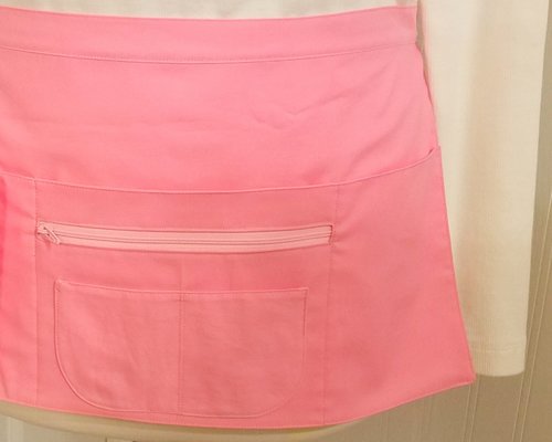 Customized Multiple Pocket Apron for Teachers, Vendors, Event Planners, Servers with secure zipper pocket, choose your own fabrics