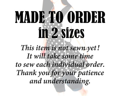 Wallflower Sky Multi-Pocket Vendor Apron with zipper pocket for Teacher, Waitress, 2 sizes made to order