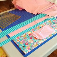 Customized Multiple Pocket Apron for Teachers, Vendors, Event Planners, Servers with secure zipper pocket, choose your own fabrics