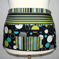 Hoopla Lagoon multipocket apron, waist apron with secure money pocket for vendors, teachers, artists, farmers markets