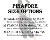SHIPS FAST Sugar & Spice Pinafore with no ties, relaxed fit smock with pockets, Christmas baking apron fits L/XL/2X, Grandmacore Holiday