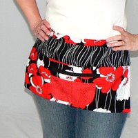 Poppy Lane 6 Pocket Teacher- Server- Vendor- Florist- Utility APRON- for gardening, crafting, or classroom, 2 sizes