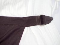 Carnival Bloom Utility Waist Apron with pockets for Vendor, Teacher, Server- includes a secure zipper money pocket
