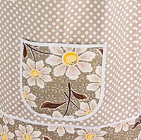 SHIPS FAST~ Cottage Daisies Pinafore Apron, swim-suit cover-up, relaxed fit smock with pockets fits L/XL/2X, ready to ship