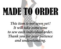 Strawberry Fields Teacher Apron with pockets, great for vendors with money pocket; servers; daycare;  photographers, fits waist up to 40"