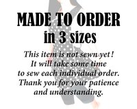 Susan Winget HOLLY Pinafore with no ties, relaxed fit smock with pockets, Lovely Xmas Hostess Apron, made to order XS to 5X plus size