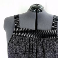 Larger Rooster SCRAPBUSTER Pinafore Apron with no ties, relaxed fit smock with pockets, farmhouse kitchen apron, ready to ship fits 3X/4X/5X