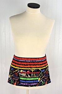 Art Box Multi-Pocket Apron with zipper money pocket for teachers, waitresses, daycare, 2 sizes made-to-order