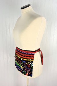 Art Box Multi-Pocket Apron with zipper money pocket for teachers, waitresses, daycare, 2 sizes made-to-order