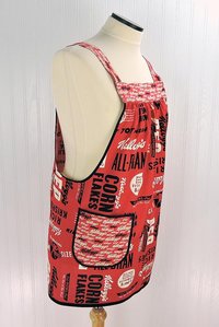 Vintage Kellogg's Cereal Pinafore with no ties, Relaxed Fit Smock with pockets, straps go straight over the shoulders, made-to-order XS- 5X