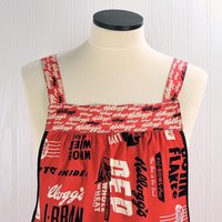 Vintage Kellogg's Cereal Pinafore with no ties, Relaxed Fit Smock with pockets, straps go straight over the shoulders, made-to-order XS- 5X