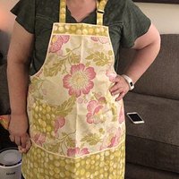 Customized Classic Chef Apron (choose your own fabrics) theme party hostess apron, traditional "one size fits most" style