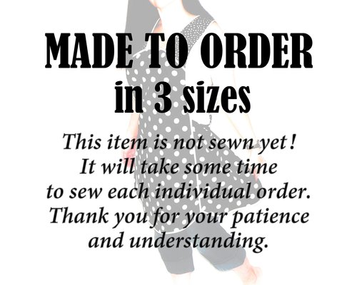 XS - 5X Plus Size Christmas Gnomes Pinafore with no ties, relaxed fit smock with pockets, over the head apron