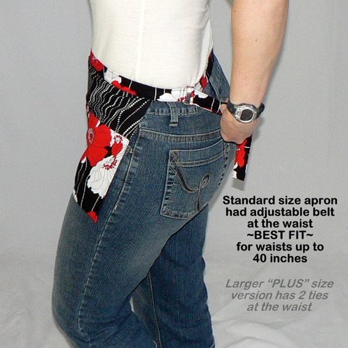 Poppy Lane 6 Pocket Teacher- Server- Vendor- Florist- Utility APRON- for gardening, crafting, or classroom, 2 sizes
