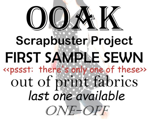 Chicken Scratch SCRAPBUSTER Pinafore Apron with no ties, relaxed fit smock with pockets, farmhouse kitchen apron, 2 sizes ready to ship